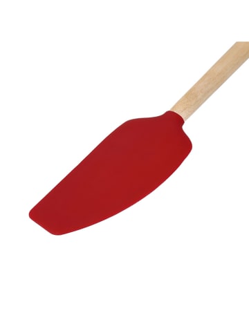 Teigschaber in Hellbraun/ Rot - (L)35,3 cm
