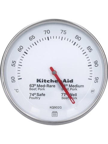 Fleischthermometer in Silber - Ø 7,5 cm