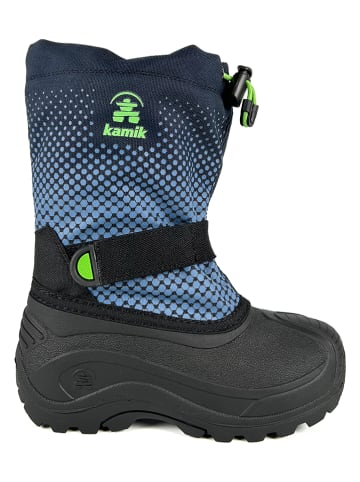 Winterlaarzen "Slide" blauw/zwart