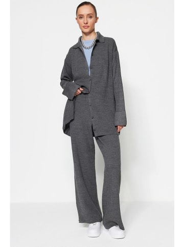 2-delige outfit antraciet