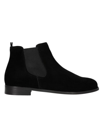 Leren chelseaboots zwart