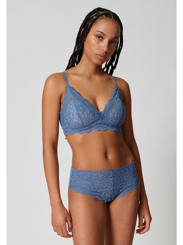 Beugelloze beha blauw