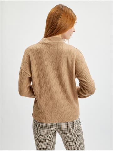 Sweter w kolorze jasnobrązowym