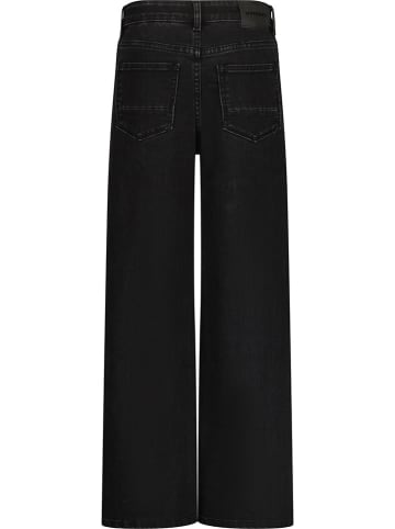 Dżinsy - Wide leg - w kolorze czarnym
