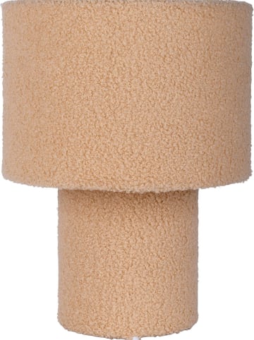 Tischleuchte "Fluffy" in Beige - (H)31 x Ø 23 cm