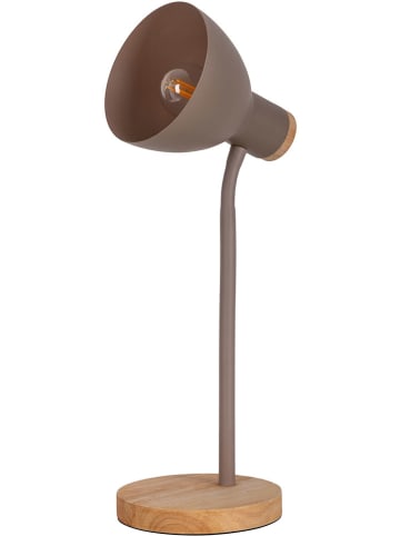 Schreibtischleuchte in Braun - (H)36,5 x Ø 14 cm