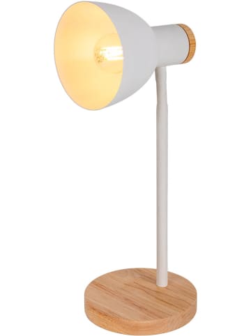 Schreibtischleuchte in Weiß - (H)36,5 x Ø 14 cm