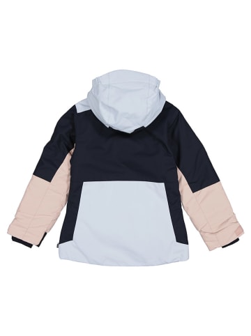 Ski-/snowboardjas "Kamelya" donkerblauw/lichtroze/lichtblauw