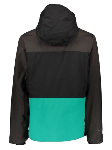 Ski-/snowboardjas "Object" zwart/turquoise