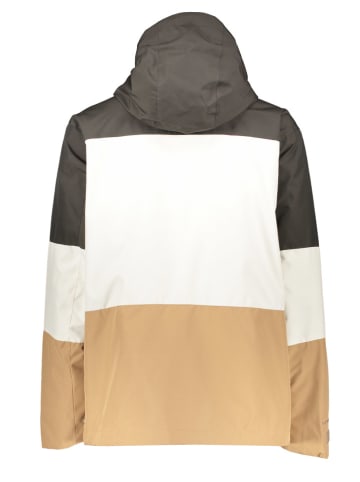 Ski-/snowboardjas "Kenko" bruin/wit/lichtbruin