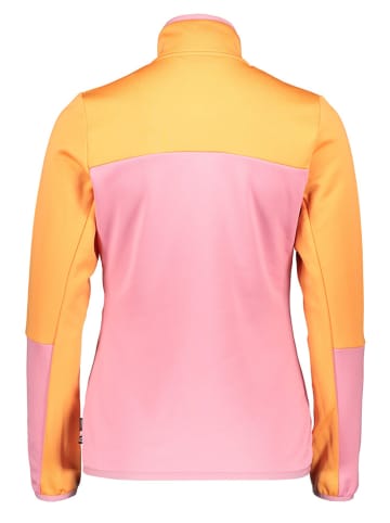 Fleecejacke "Rommana" in Rosa/ Orange