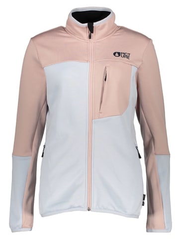 Fleecejacke "Rommana" in Rosa/ Grau