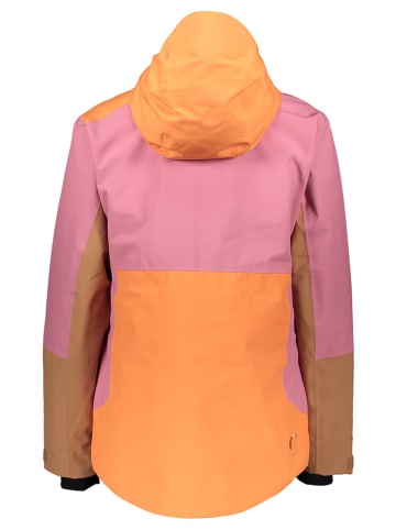 Ski-/snowboardjas "Seen" oranje/roze/lichtbruin