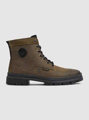 Leder-Boots in Braun