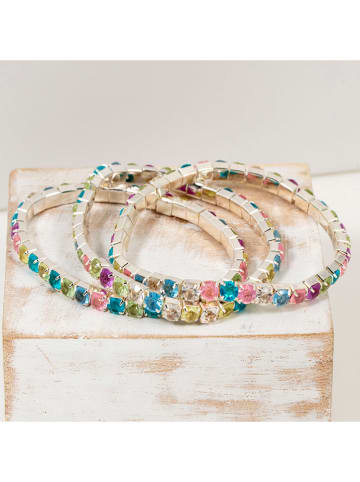 3-delige set: armbanden met kristallen