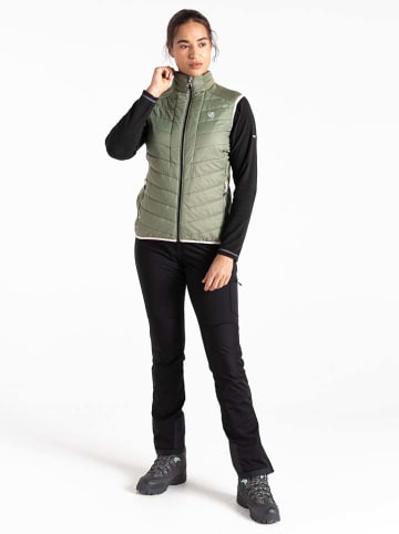 Kamizelka pikowana "Distinguish" w kolorze khaki