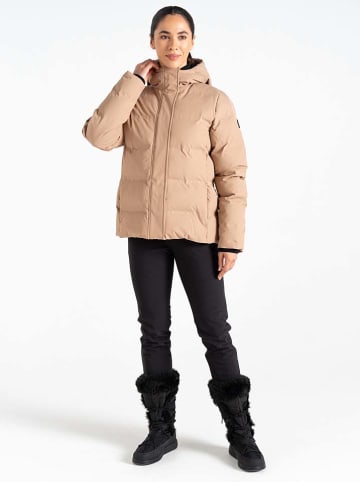 Doorgestikte jas "Entrusted" beige