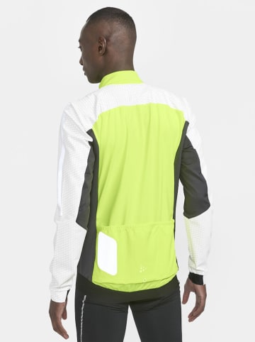 Functionele jas wit/groen