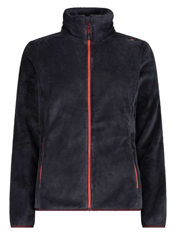 Fleecejacke in Schwarz