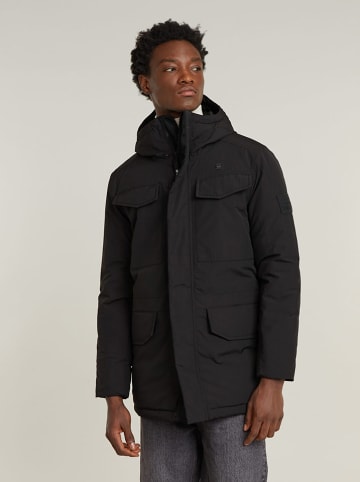 Parka w kolorze czarnym