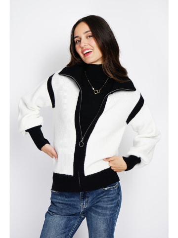 Vest wit/zwart