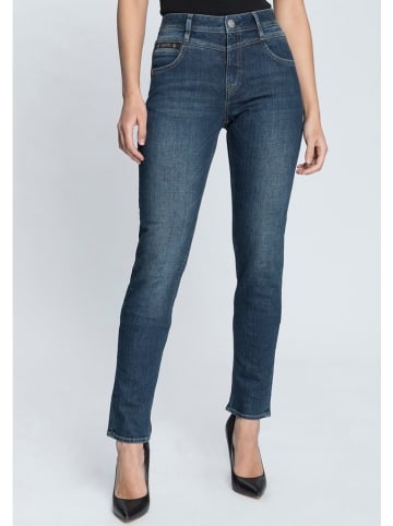 Spijkerbroek "Mora" - slim fit - donkerblauw