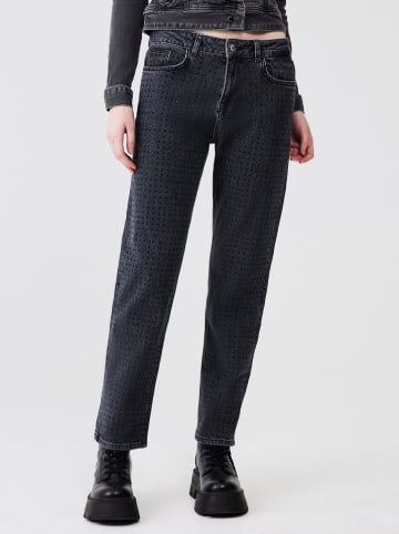 Dżinsy - Tapered fit - w kolorze czarnym