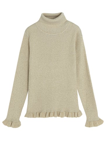 Rollkragenpullover in Beige
