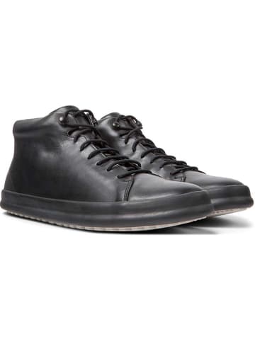 Leder-Boots in Schwarz