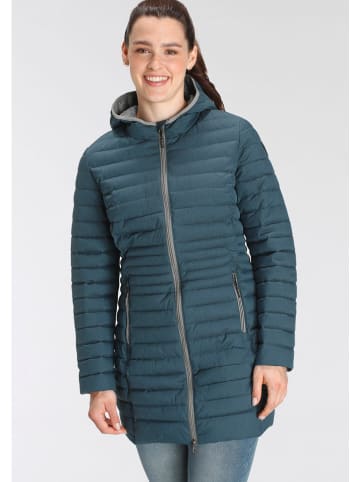 Steppjacke in Petrol