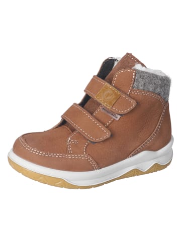 Leren winterboots "Luan" lichtbruin