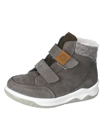 Leder-Winterboots "Luan" in Grau