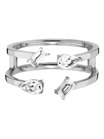Silber-Ring mit Edelsteinen