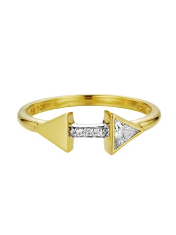 Vergold. Ring mit Edelsteinen
