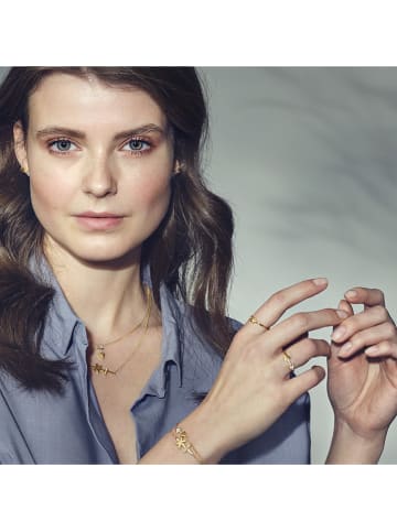 Vergold. Ring mit Edelsteinen