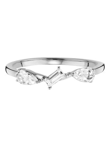 Silber-Ring mit Edelsteinen