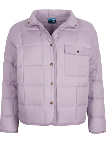 Doorgestikte jas "Ocean Quilted" paars