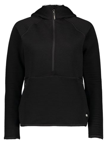 Fleecepullover in Schwarz