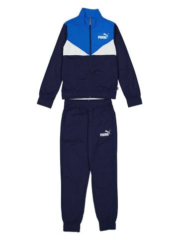 Trainingsanzug "Poly" in Dunkelblau/ Blau