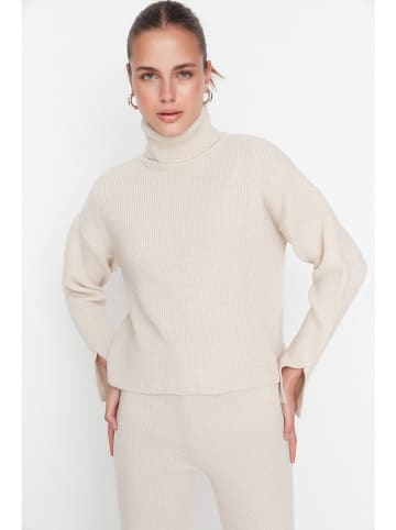 2-delige outfit beige