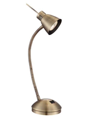 LED-Tischleuchte "Nuova" in Hellbraun/ Gold - (H)44 cm 