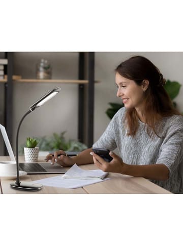 LED-Tischleuchte "Minea I" in Schwarz - (H)56 cm