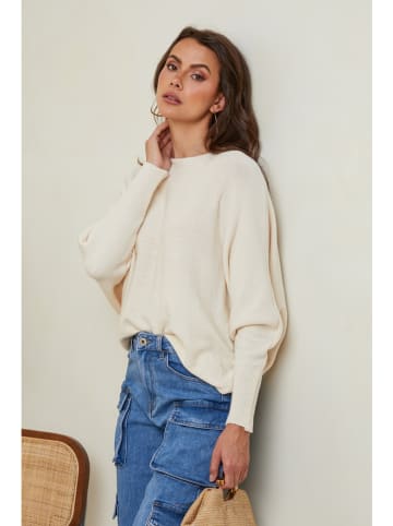 Sweter "Hajos" w kolorze kremowym