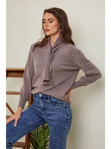 Pullover "Igal" in Braun