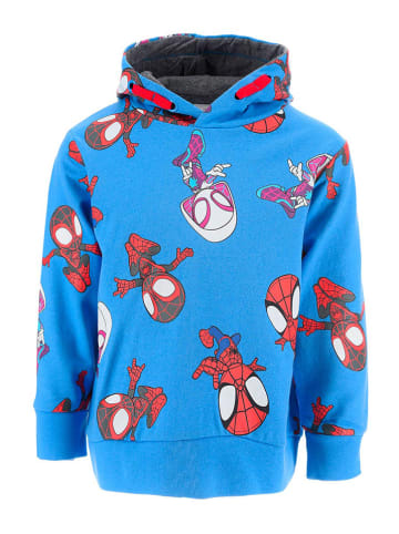 Hoodie "Spidey & his amazing friends" blauw/rood