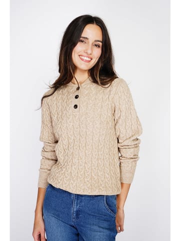 Sweter w kolorze beżowym