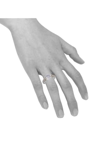 Silber-Ring mit Edelsteinen