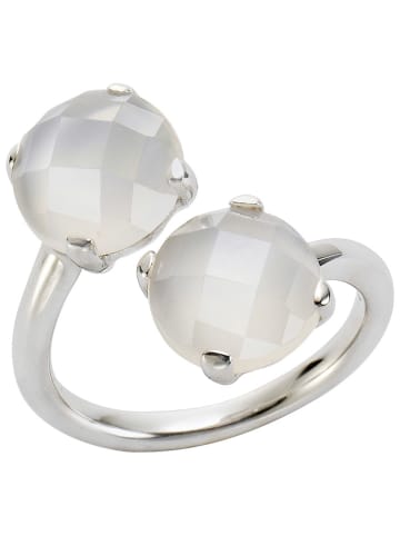 Silber-Ring mit Edelsteinen