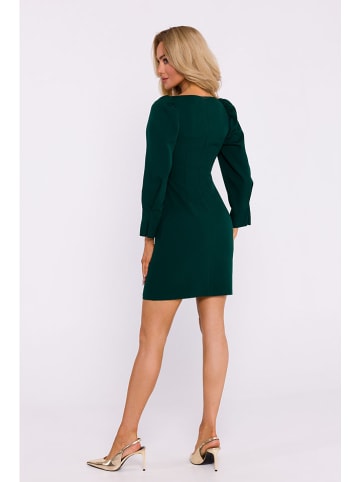 Kleid in Dunkelgrün