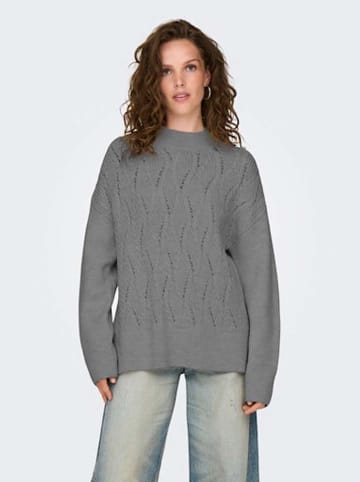 Sweter w kolorze szarym